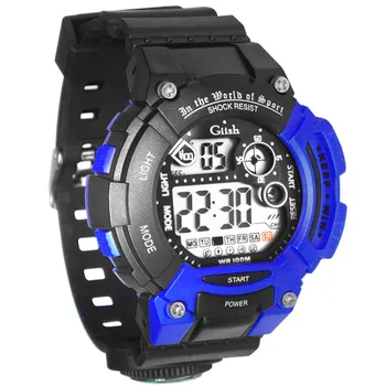 

Luxury Brand Fashion Children Watch Kids Plastic Strap Sports Watch Boys Electronic Digital Wrist Watch Clock Hour Date C316