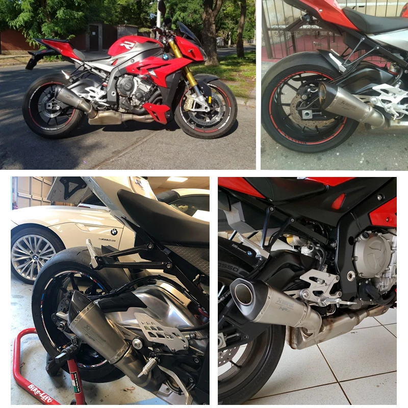 60 мм/65 мм Akrapovic S1000 S1000RR модифицированный глушитель съемный S1000 модифицированный Скорпион выхлопная труба 2010- год