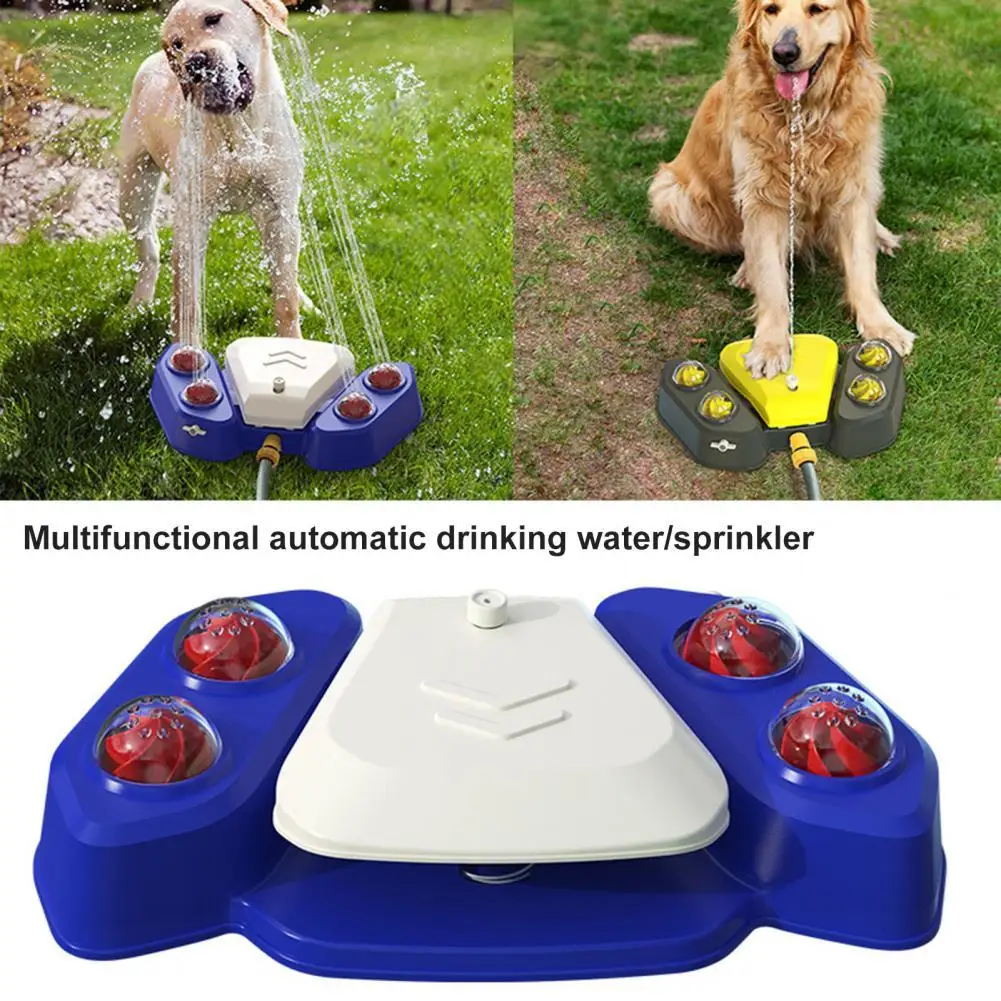 

Outdoor Dog Drinking Water Fountain Step On,easy Paw Activated Drinking Pet Dispenser Provides Fresh Water Pet Bathing, Playing