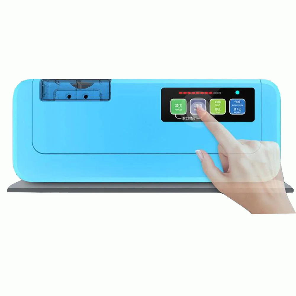

Vacuum sealing machine for household and commercial automatic wet and dry multi-purpose sealing machine, black / blue / vacuum