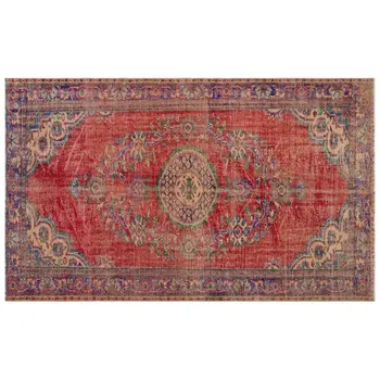 

Handmade Natural Vintage Turkish Area Rug 181x292 Cm-5'11''X9'7''
