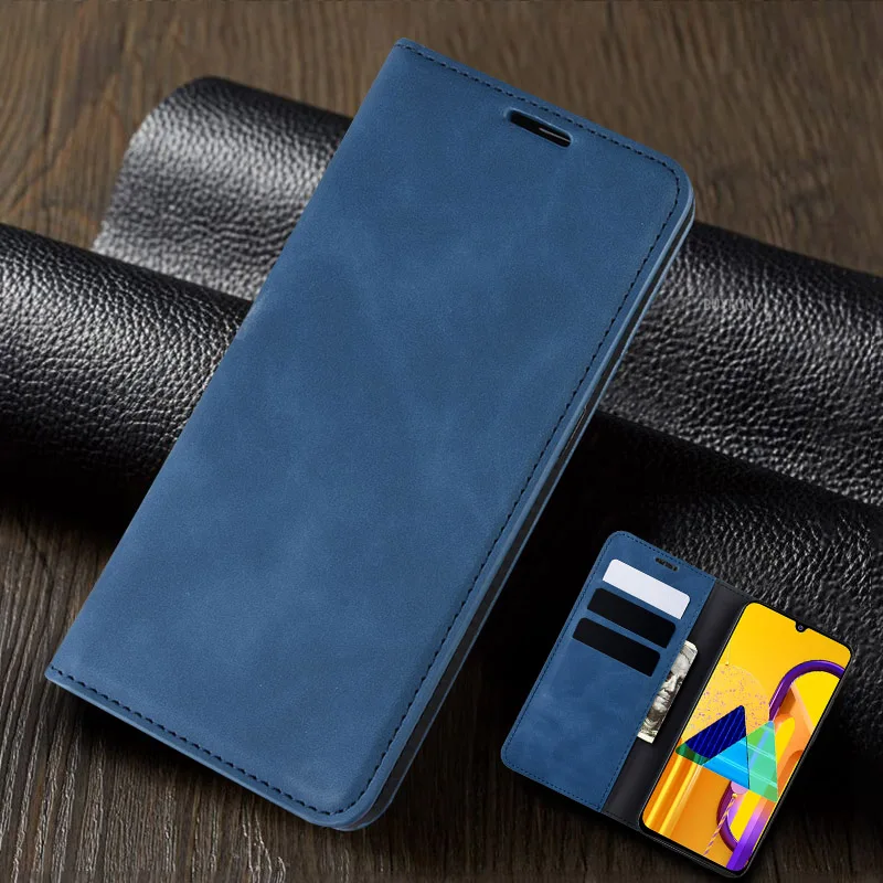 Кожаный флип чехол для Samsung Galaxy A50 A30 A20 A01 NOTE 10 Plus M30S A50S A30S A20S A10e A20e Магнитный чехол бумажник с откидной крышкой|Чехлы-книжки| | АлиЭкспресс