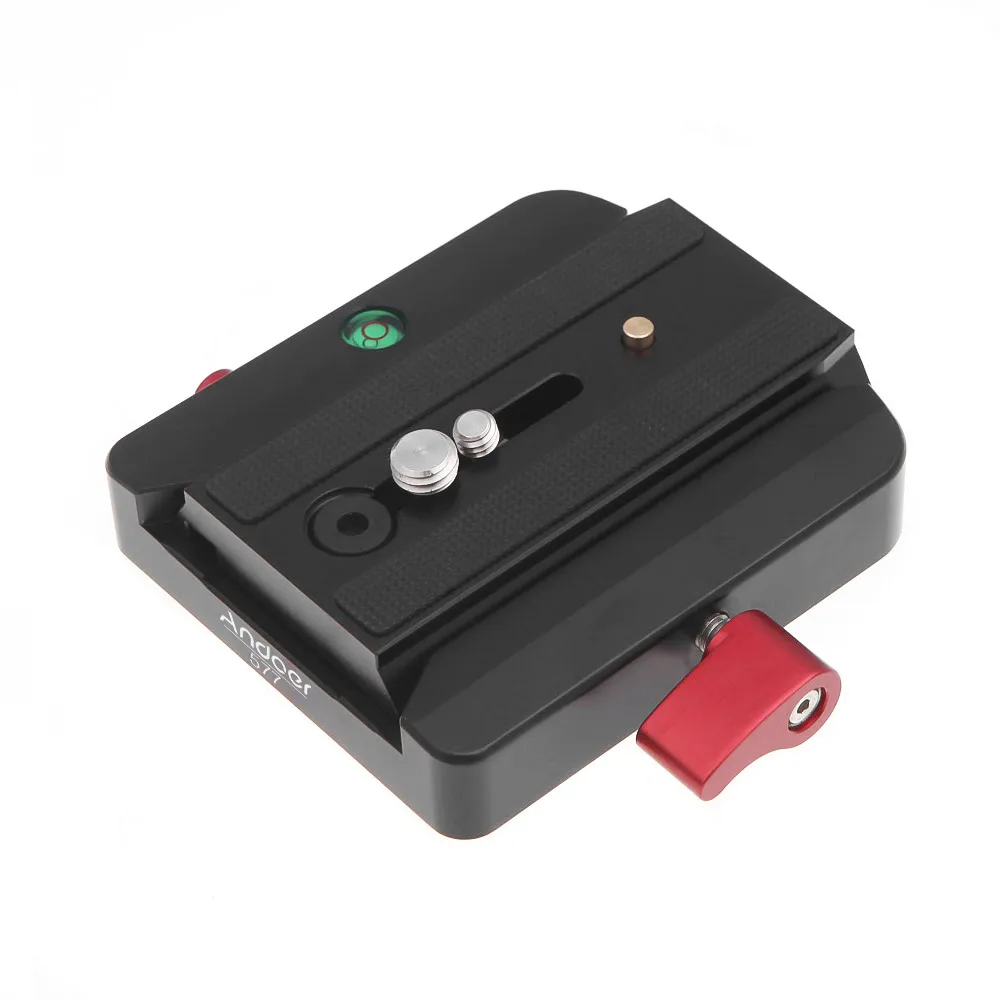 Andoer Быстрое Подключение адаптер зажим с QR пластины 501PL для Manfrotto Штативная головка 701HDV