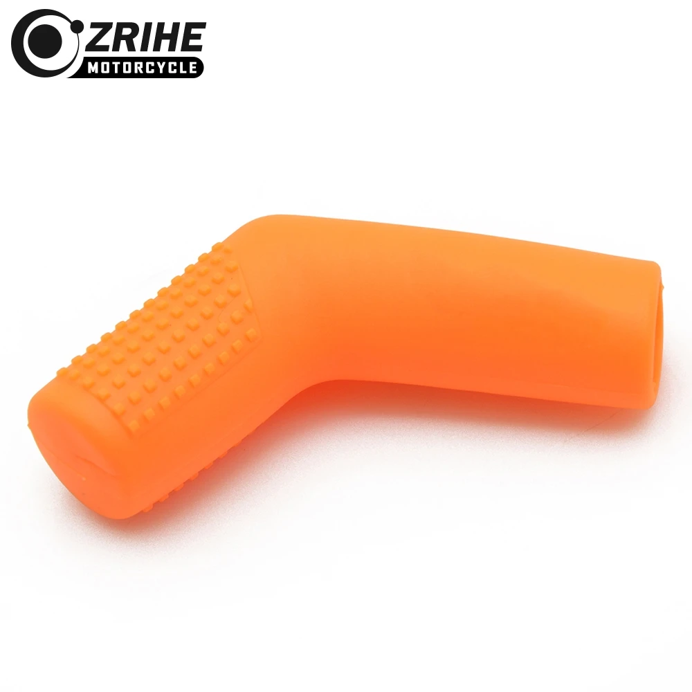 Orange Универсальный рычаг переключения передач носок шестерни переключения загрузки обувь чехол для переключения передач протекторы для Honda GROM/MSX125 NSR250 NX650 J-X Доминатор - Цвет: Orange