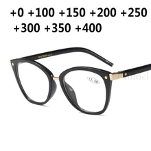 Новые ультралегкие Мультифокальные линзы очки для чтения женские модные полуобода модные очки кошачьи диоптрические очки NX