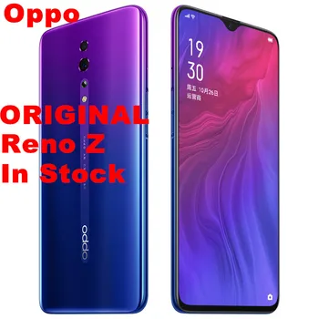 

New Original OPPO Reno Z Mobile Phone Octa Core Fingerprint+Face ID 6.4" AMOLED Water drop screen Support NFC 2340x1080 4035mAh