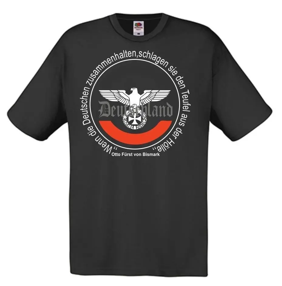 2018 летняя Горячая Распродажа Мужская футболка Furst von Bismarck Deutschland eichsadler Hooligans Deutsches