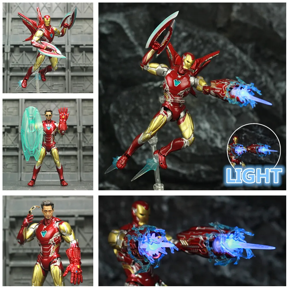 Billig Marvel Avenger 4 Endgame Eisen Mann MK85 MK85 6 \