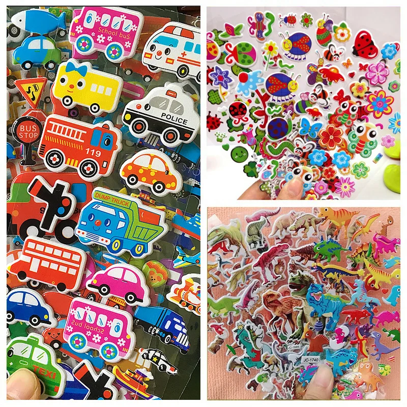 5pcs Kids Stickers Bulk Stickers for Girl Boy Birthday Gift