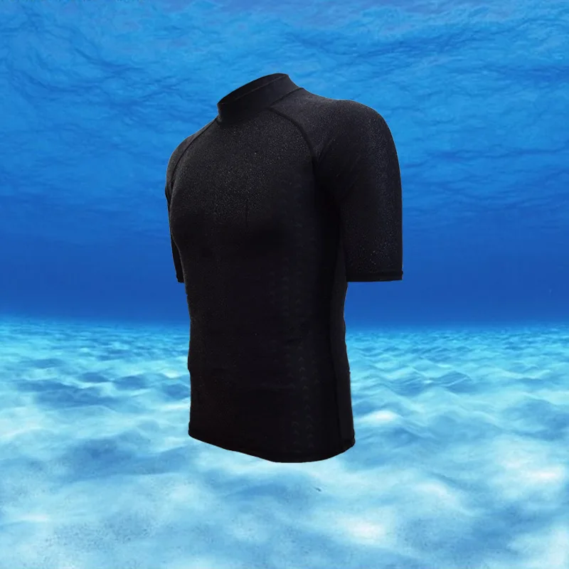 

Global New Style Waterproof Quick-Drying Faux Sharkskin Half Sleeve Sun Protection Clothing Diving Swimming Suit Snorkeling Surf