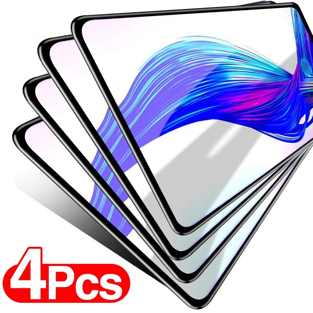 4 шт. полное покрытие стекло для Samsung Galaxy A50 A40 A70 A30 A20 A52 A72 Защита экрана M30 A80 A90 A51 A71 |