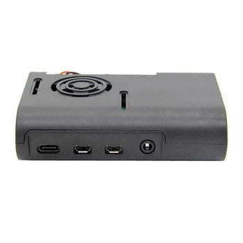 

Easy Install Support Cooling Fan Shelf Protective Case Cover Durable ABS Universal Accessories For Raspberry Pi 4 Model B