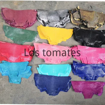 

Colorful Genuine Stingray Natural Manta Ray Fish Skin Pieces for DIY Leather Craft Watch Belt Knife Handle Material 1.5mm