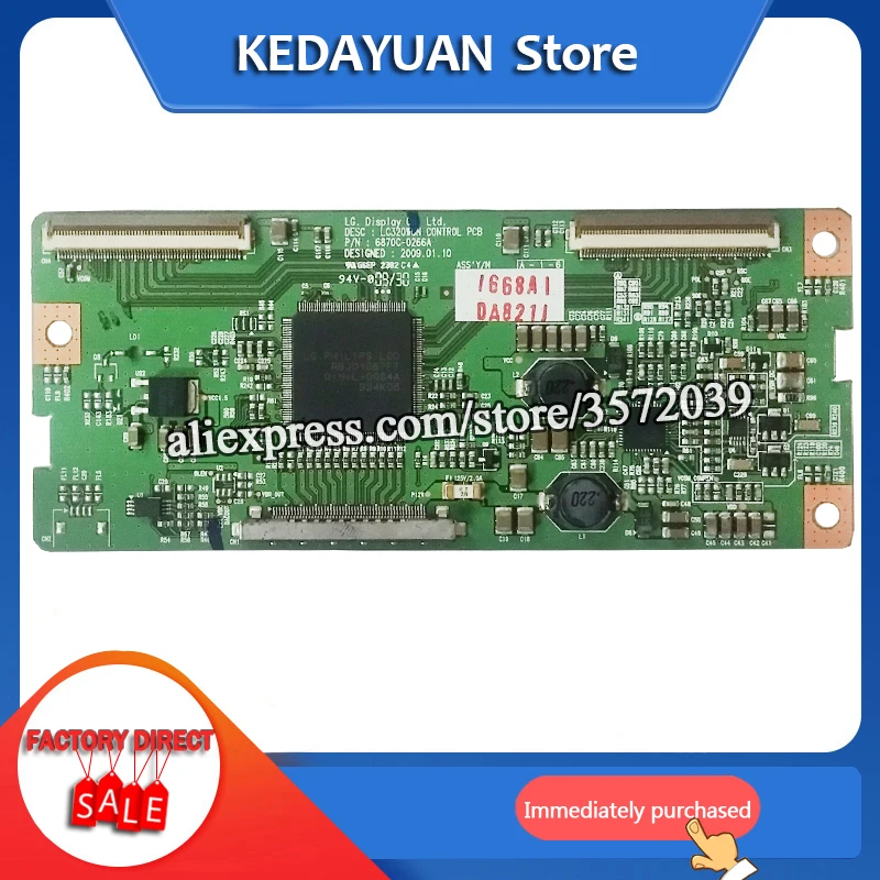Carte De Contrôle TV SANYO CE32FD90-C - Réf. 6870C-0266A, Type LVDS, Occasion Fonctionnelle