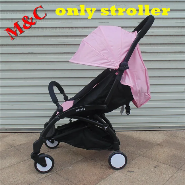 pink stroller Детская коляска yoya, ультра-светильник, складные коляски для новорожденных, тип корзины, безопасное сиденье, коляска 3 в 1, коляска, детская коляска, 5,8 Кг, переносная - Цвет: pink stroller