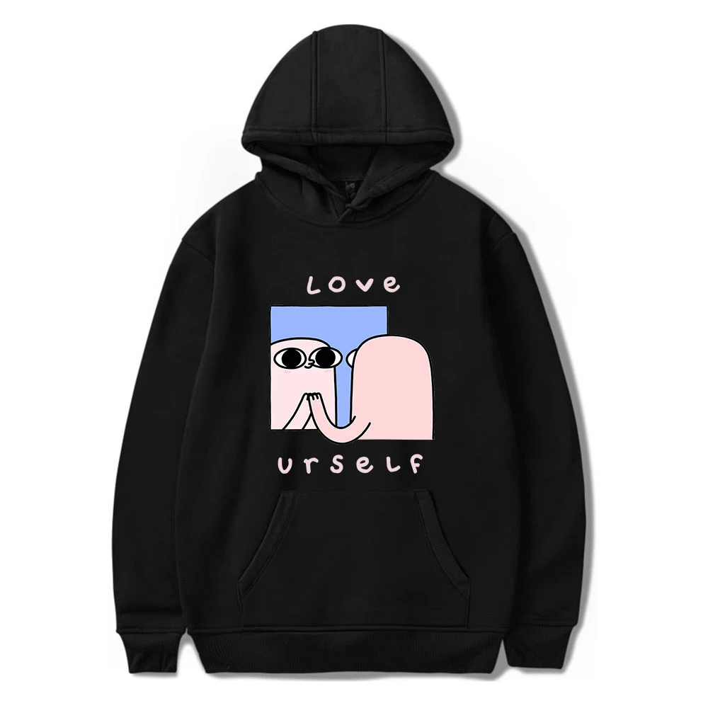 Толстовка Ketnipz с надписью Love Urself для женщин и мужчин модная длинным рукавом