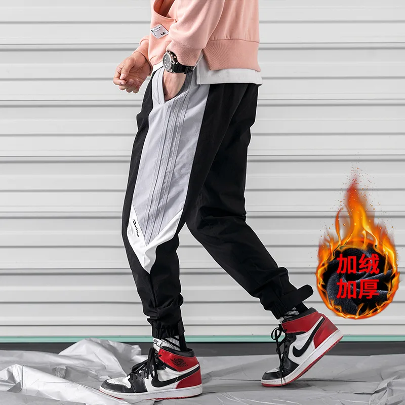 

2019 Japanese-style Rolling Door Large Size Embroidered plus Velvet Trousers M-5x Hk993-p65 (Hk68