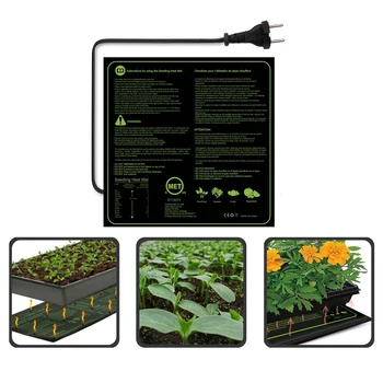 

45W Seedling Heating Mat Waterproof Digital Seedlings Growth Pad Warm Hydroponic Heating Pad for Indoor Gardening Seed