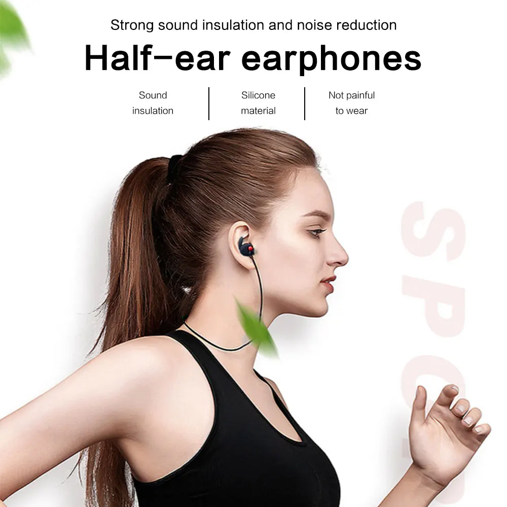 FLOVEME Sports Headset Earbuds Earphone Universal in Ear Noise Canceling Headphone For Xiaomi Mi 8 Silicone Headphones with Mic