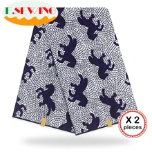 Африканская восковая ткань с принтом Анкара для шитья Анкара африканская ткань 12 ярдов нигерийская хлопковая ткань Гана для платья 90120