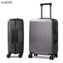 KLQDZMS Высокое качество 2" 24 дюймов ABS+ PC чемодан на колесиках для мужчин и женщин