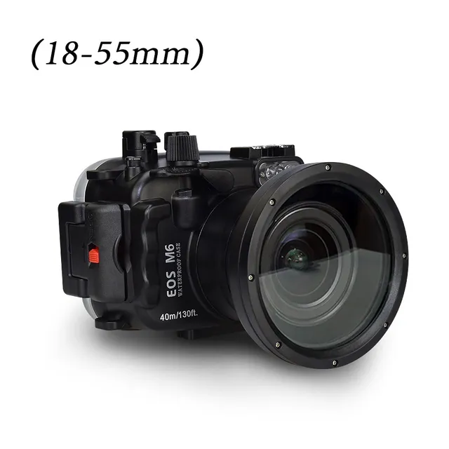 HDOS-M6カメラ用防水水中ハウジング,レンズポート付き保護ハウジング,寸法40m,67mm - AliExpress 家電製品