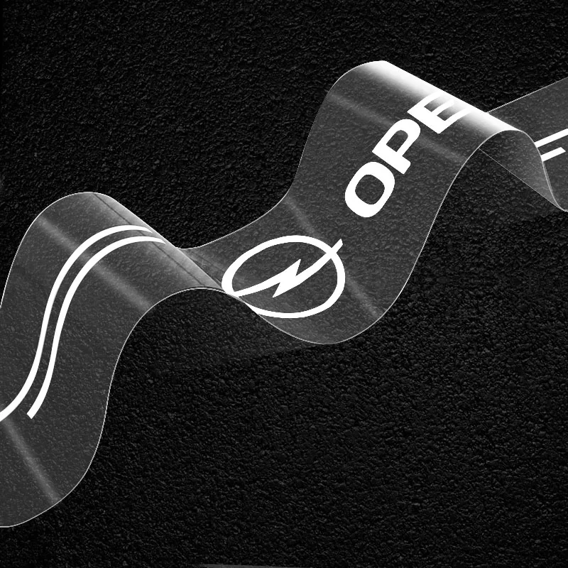 4Pcs Car Threshold Transparent Protection Sticker For SEAT Leon 5F Ibiza 5 6 MII Altea EXEO Toledo 3 Cordoba Alhambra Auto Goods