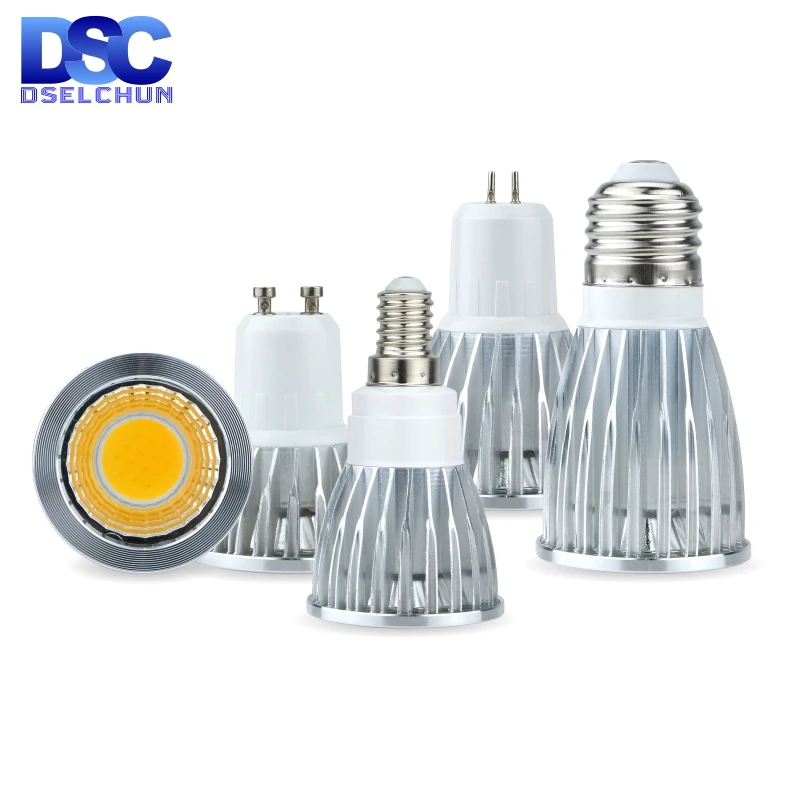 

LED Bulb E27 E14 MR16 GU5.3 GU10 COB Spotlight 3W 5W 7W 10W Lampada Led Light 110V 220V Bombillas LED Lamp 85-265V Spot Light