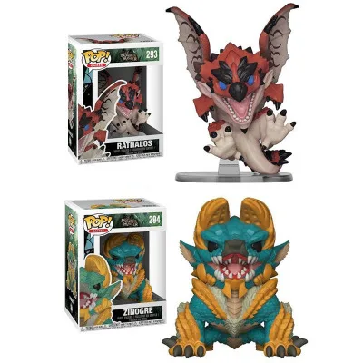 

Funko POP Monster Hunter RATHALOS 293# ZINOGRE 294# Action Figure Q Edition Model Pvc Collection Toys for children
