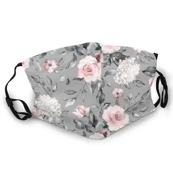 

Plant Floral Flowers Double-sided printed dustproof and windproof mask, can be cleaned and reused, suitable for outdoor sports