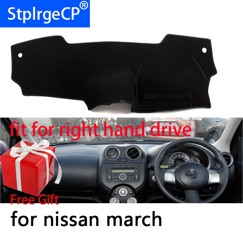 

Car Dashboard Cover Mat for Nissan MARCH Micra K13 2010-2016 Right Hand Drive Dashmat Pad Dash Mat Covers Dashboard Accessories