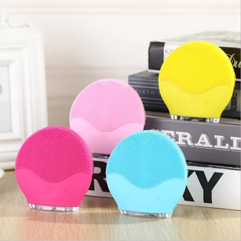 

Foreoing Electric Silicone Face Washing Brush Ultrasonic Vibration Pore Cleaner Deep Pore Clean Facial Cleansing Drop Shipping