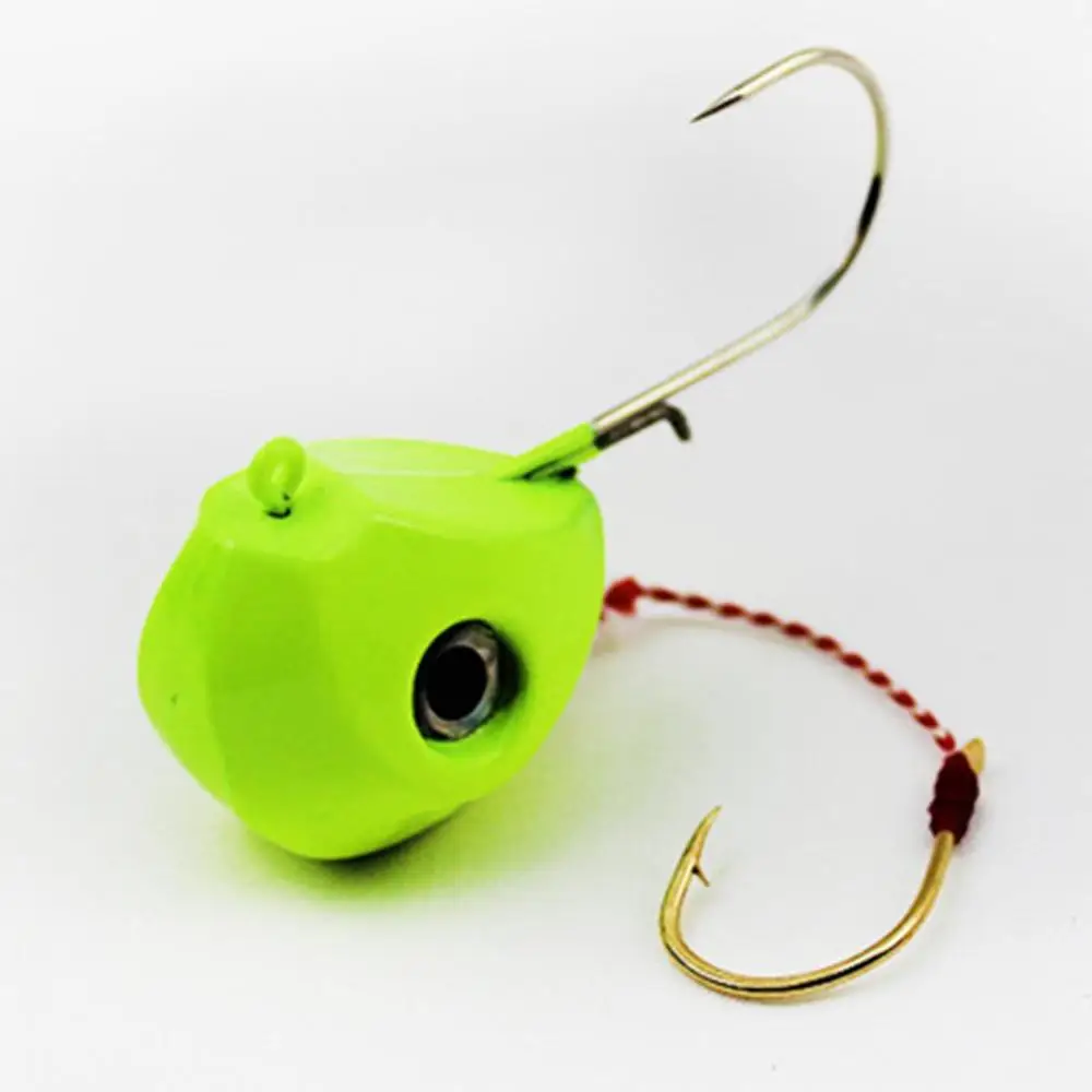 

40g-100g Fishing Lead Jig Head Lure Super Strong Fish Hooks Sea Boat