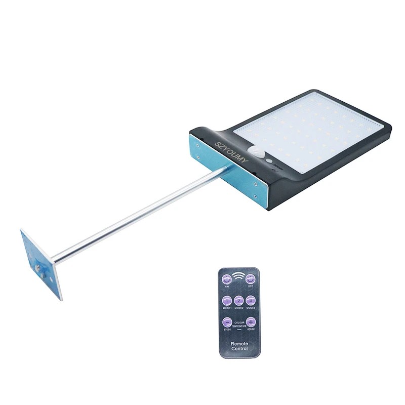 

SZYOUMY Solar Motion Sensor Light 3 Modes Color Adjustable 48 LEDS Outdoor Wall Garden Street Yard Waterproof Lighting Lamp