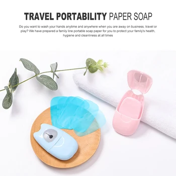 

Hand Bath Soap Paper Scented Slice Sheets Soap Tablets Disposable Mini Hand Soap Make Foaming Scented Bath Washing Hands