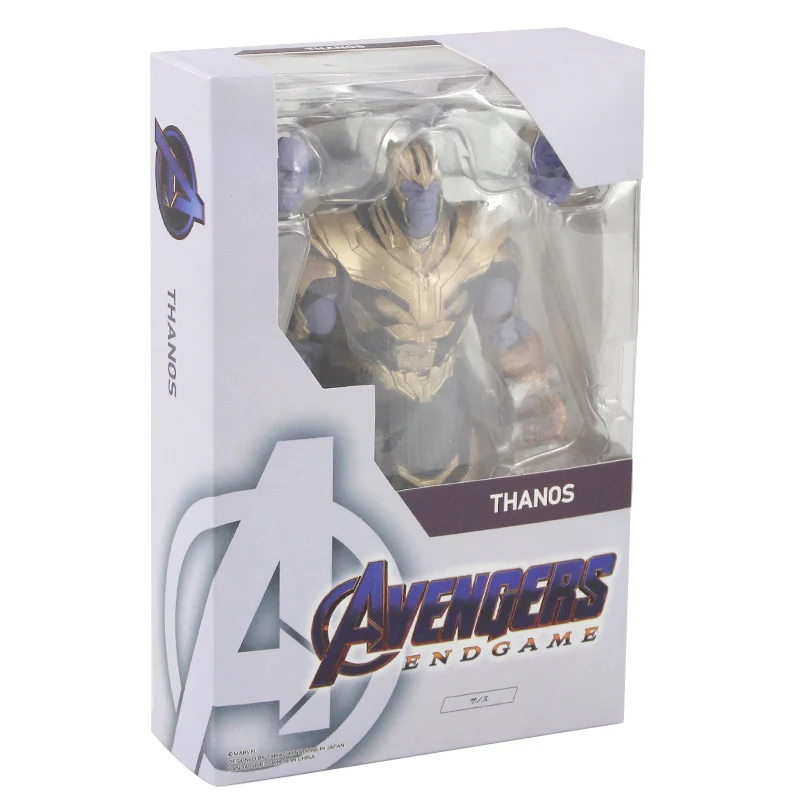 20 см Marvel Мстители конец игры танос ПВХ Thanos Endgame фигурка Коллекционная модель игрушки