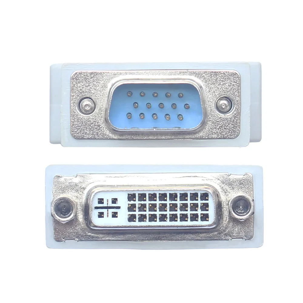 DVI to VGA Connector DVI-I Female to VGA Male Adapter Convert for PC Projector hdtv to vga converter