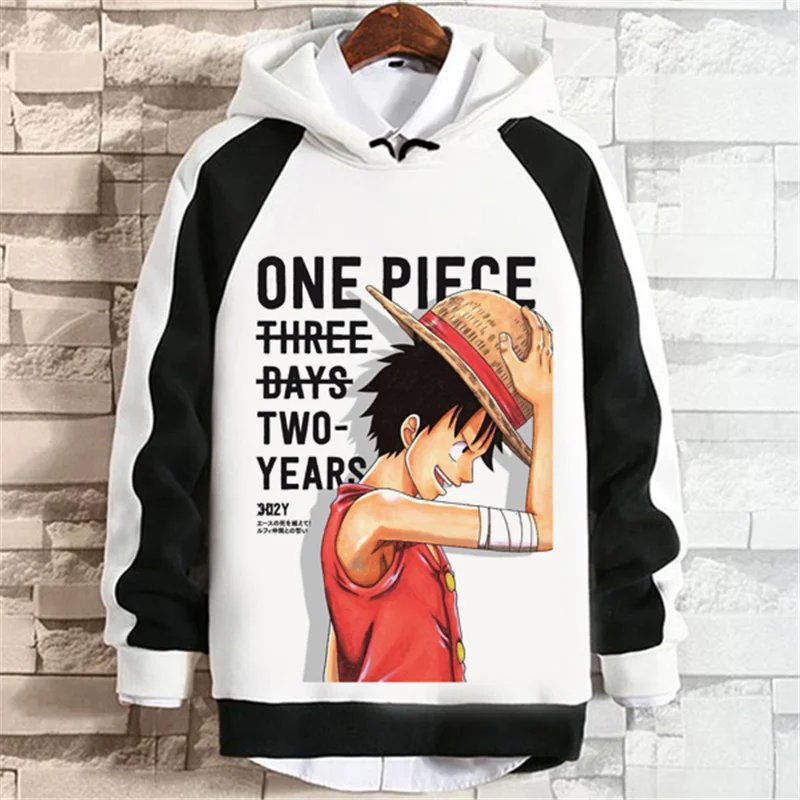 Одна деталь poleron Luffy Крутая толстовка с капюшоном с рукавом реглан Толстовка Пот homme аниме Harajuku Хип Хоп Стиль толстовки пальто Топы уличная