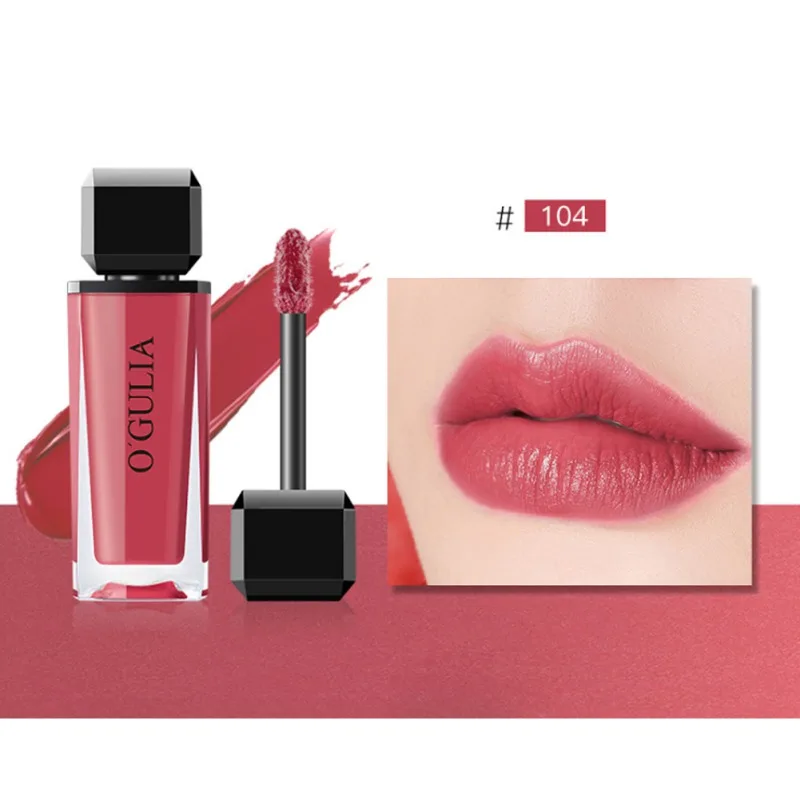 Makeup Lip Gloss Lips Glaze Matte Liquid Lipstick For Ladies Waterproof Moisturize Tint | Красота и здоровье
