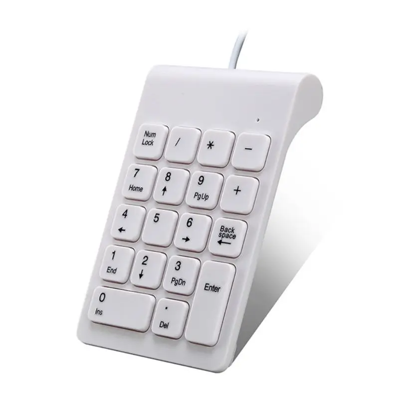 Фиолетовый Мини цифровой 18-ключ Numpad цифровая панель Бухгалтерия кассира клавиатура AXYF - Цвет: Фиолетовый