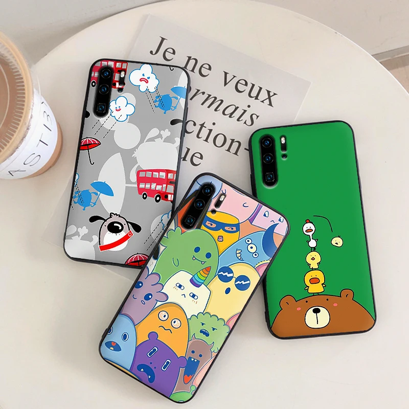 Для huawei Y6 Y7 2018 Y9 Prime 2019 Коврики 10 20 Pro Nova2 3 4 Lite Nova 2i 3i 5i крышка Милая одежда с