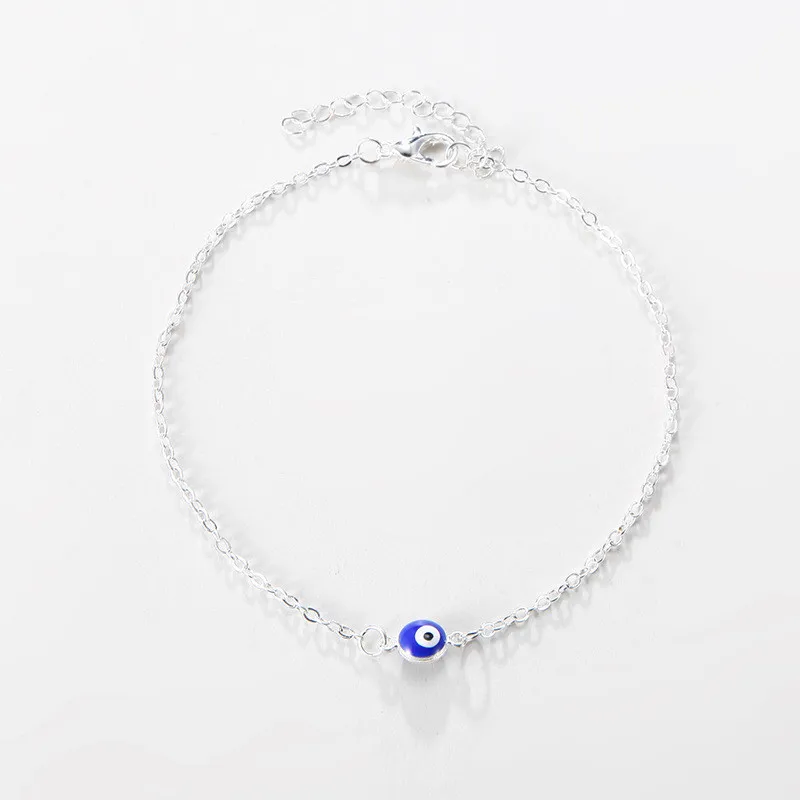 Trendy Gold Color Simple Chain Eye Anklets For Women Beach Foot Jewelry Leg Chain Ankle Bracelets Women Accessories ankle chains fashion accessories