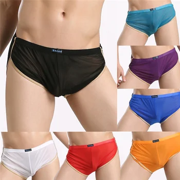 

Underwear Men Mesh Breathable Boxer Boxershorts Hot Sexy Underwear Sport Cotton Comfortable Qucik-dry Shorts Boxer Underpants