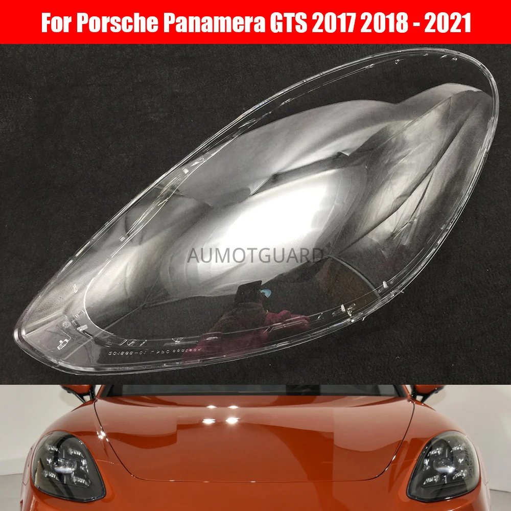 

Car Headlight Lens For Porsche Panamera GTS 2017 2018 2019 2020 2021 Headlamp Cover Replacement Auto Shell