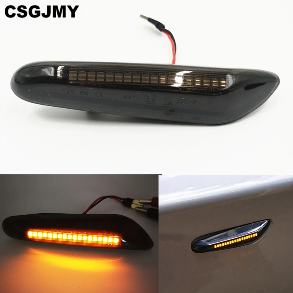 

2Pcs For bmw E90 E91 E92 E93 E60 E87 E82 E46 Car Turn Signal Lights LED Turn Indicator Blinker Lamp Signal Lamp Side Marker
