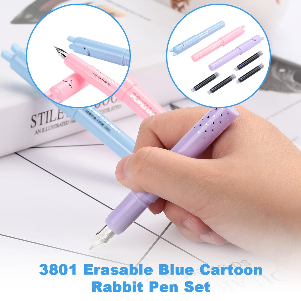 Набор авторучек с чернилами Sac Кролик Форма каллиграфия школьные письменные