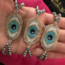Shinus сглаза браслеты для женщин MIYUKI браслет мексиканские Браслеты Mujer Moda Bileklik ручной работы летние ювелирные изделия Joyeria