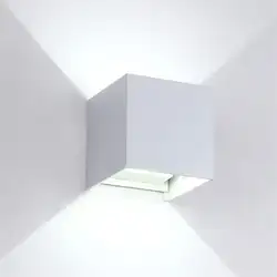 Современный алюминиевый регулируемый настенный светильник светодио дный светодиодный закрытый открытый водостойкий бра светильник