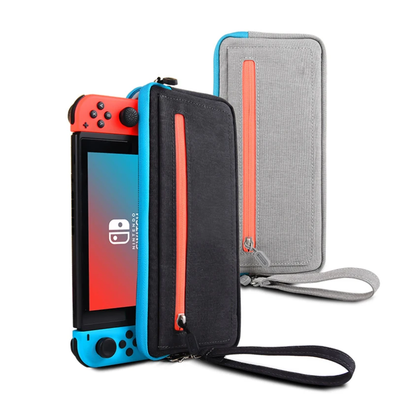 Складная сумка Switch чехол Супер тонкая сумка для переноски для консоли nintendo Switch С игровым слотом для карт Защитная для игровых аксессуаров