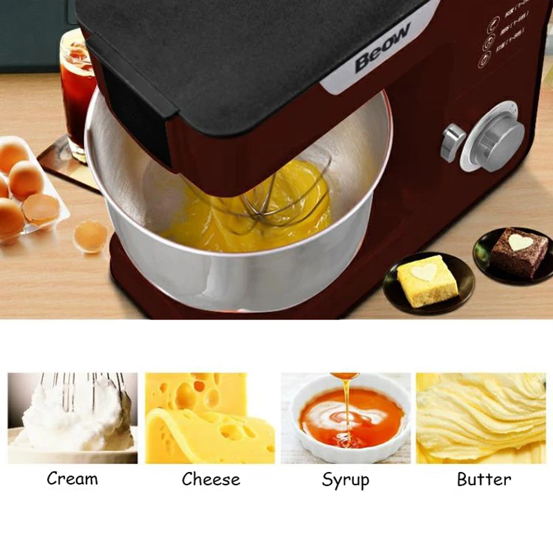 5L Stand mixer Multifunctional Food mixer Dough knead machine Meat grinder Juice Chef machine Food procesor BO-C03